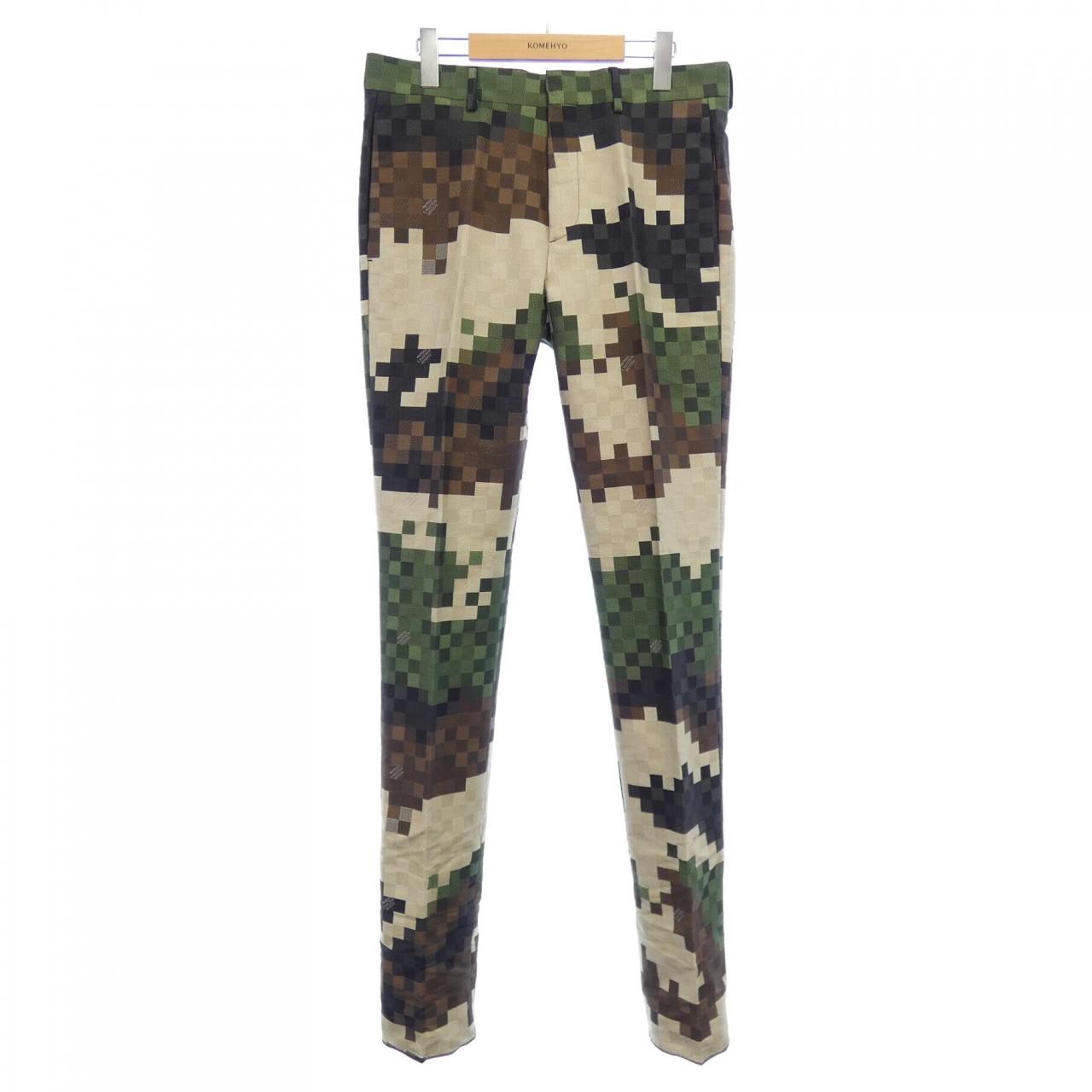 ルイヴィトン LOUIS VUITTON テーラードコットンダミエシガレットパンツ HQP60WHSB パンツ