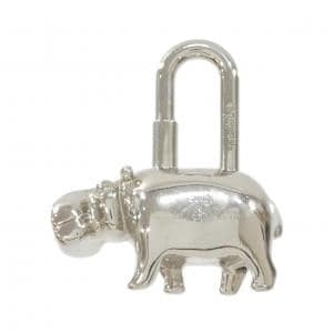 【ヴィンテージ】エルメス HIPPO カデナ 044488CK キーホルダー