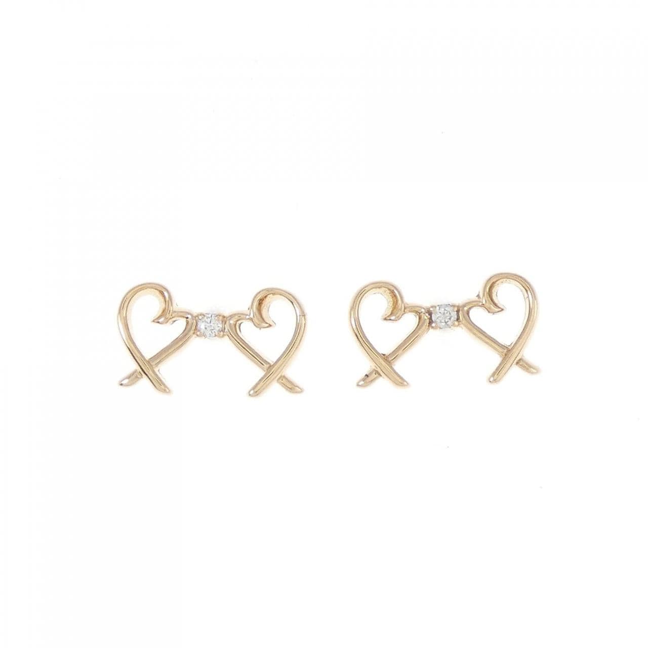 TIFFANY double loving heart earrings