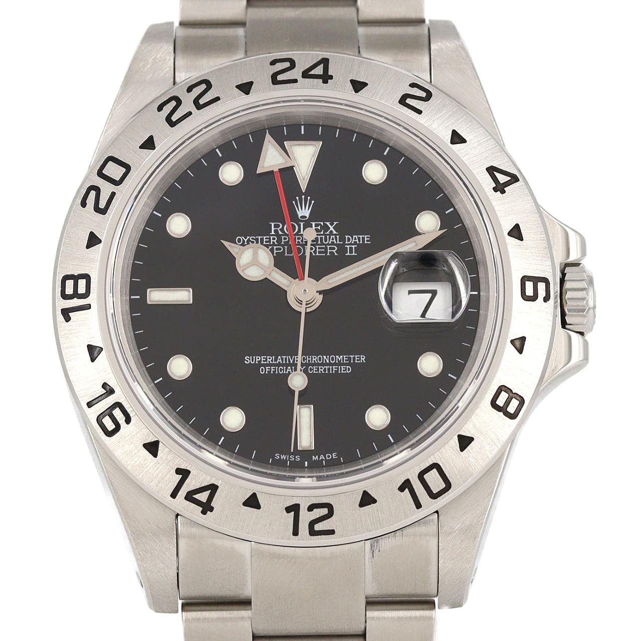 ロレックス エクスプローラーⅡ 16570 SS 自動巻 Y番