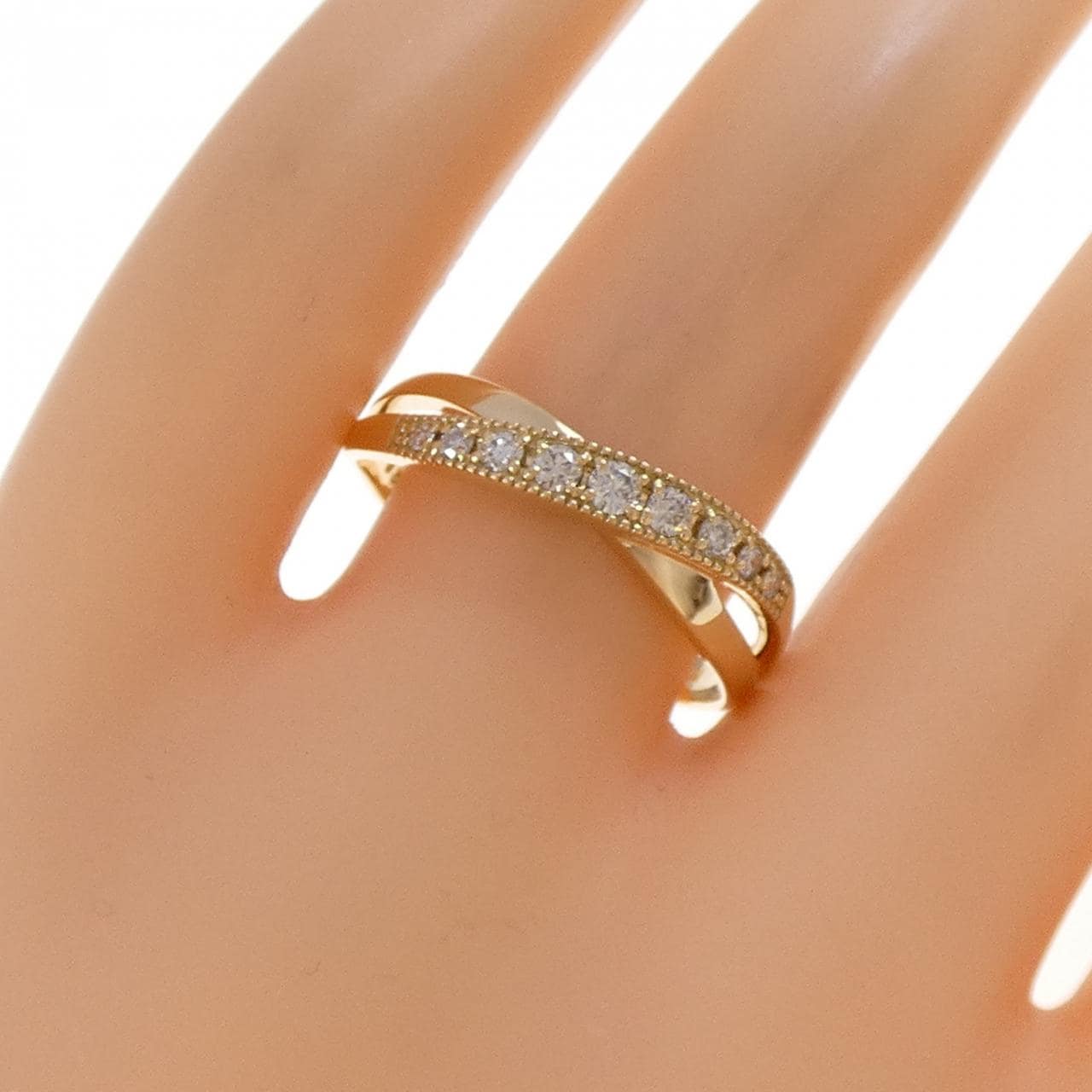 K18YG ダイヤモンド リング 0.20CT