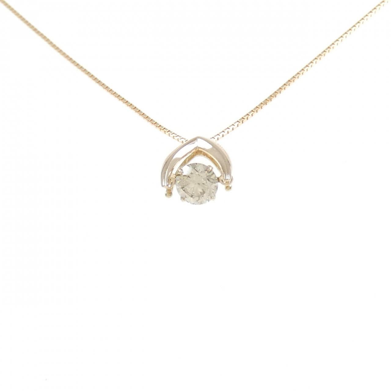 K18PG ダイヤモンド ネックレス 0.50CT