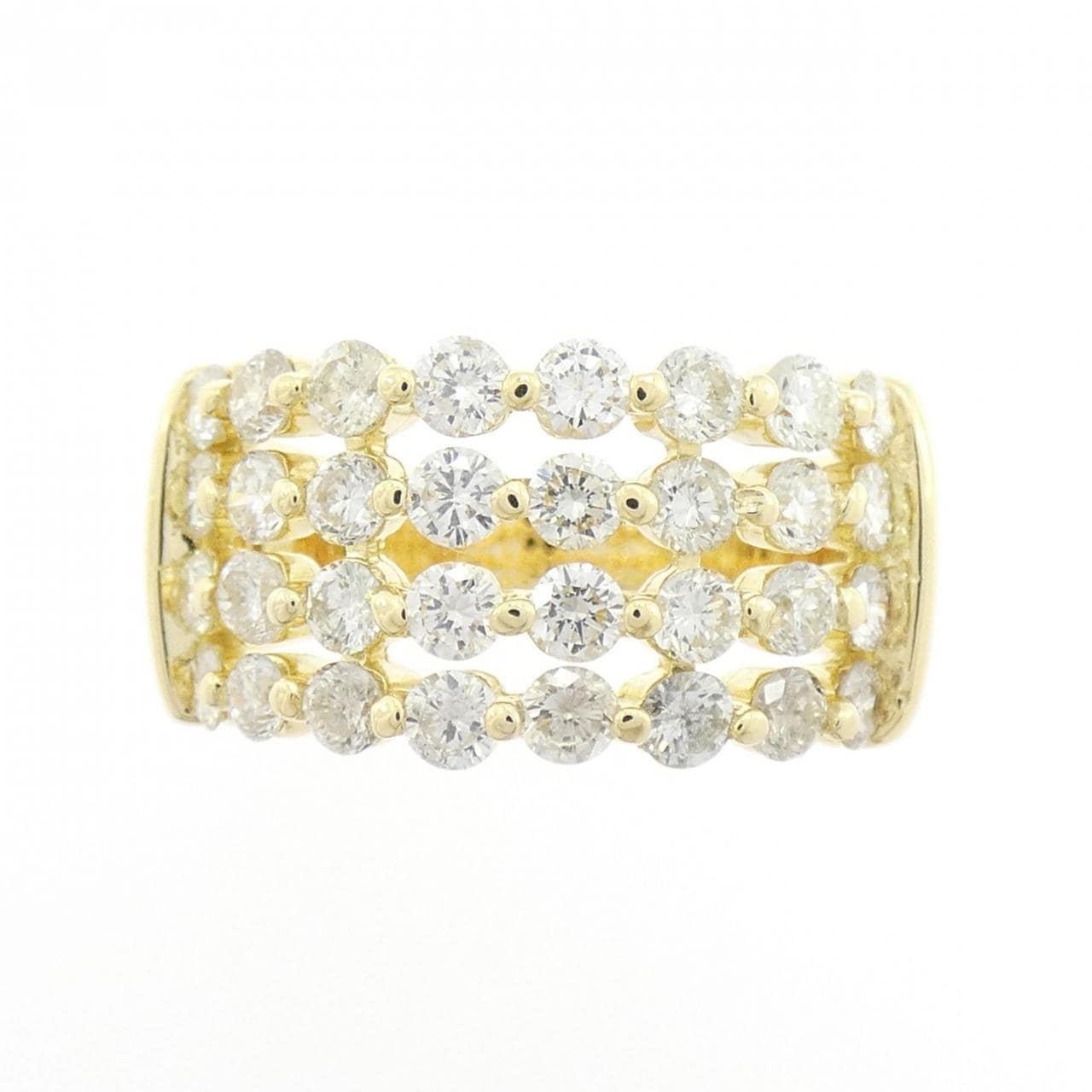 K18YG ダイヤモンド リング 1.50CT
