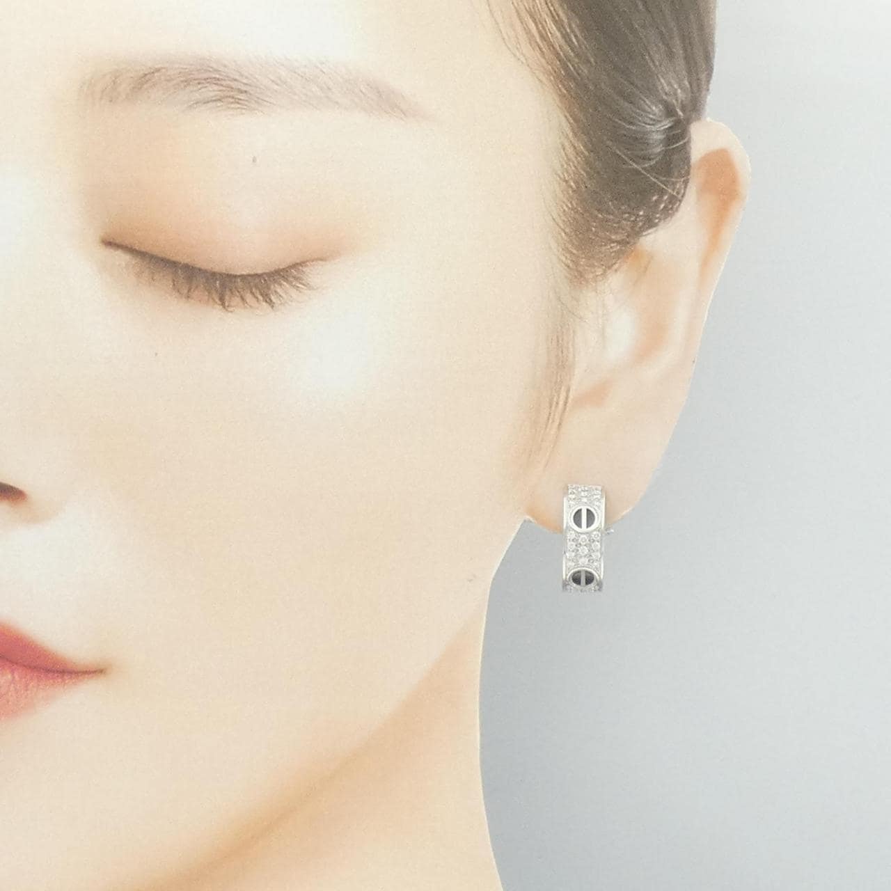 カルティエ ラブ  ピアス