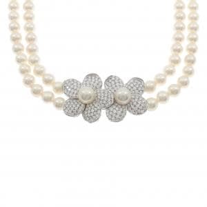 ミキモト フラワー アコヤパール ネックレス 7-7.5mm