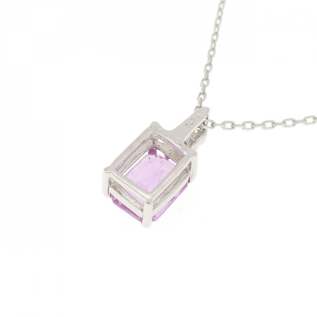 PT サファイヤ ネックレス 0.45CT
