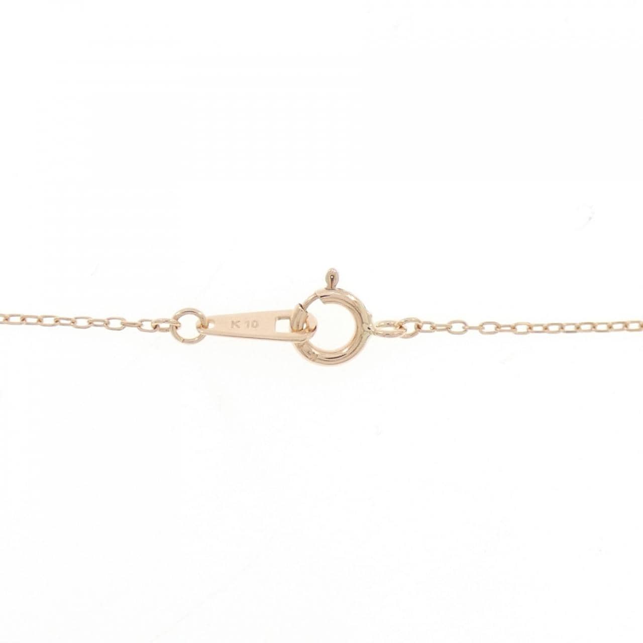 K10PG ダイヤモンド ネックレス 0.10CT