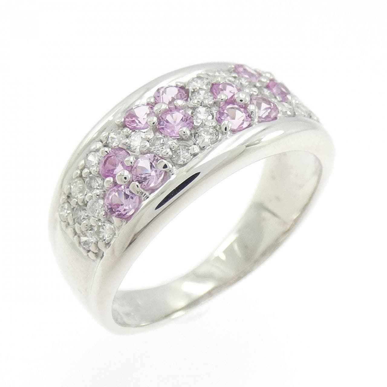 K18WG サファイヤ リング 0.50CT