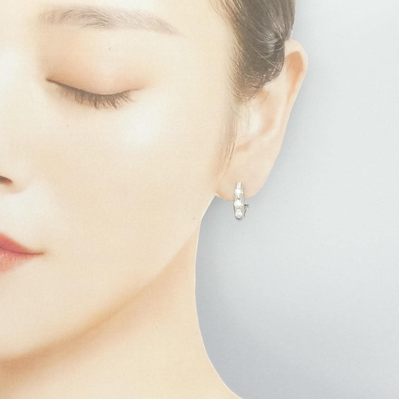 PT900 ダイヤモンド ピアス/イヤリング 0.56CT