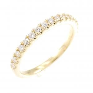 【リメイク】K18YG ハーフエタニティ ダイヤモンド リング 0.20CT