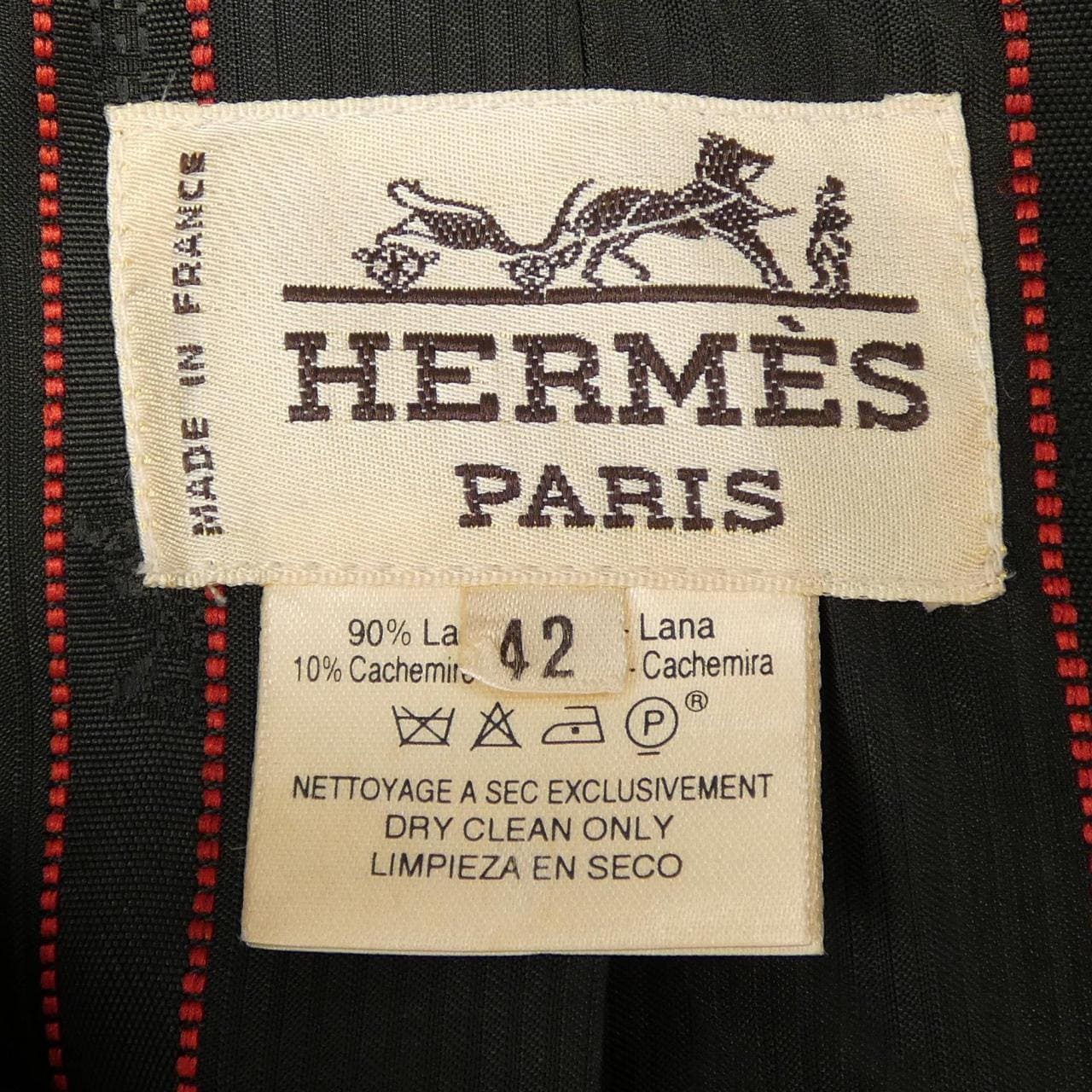 【ヴィンテージ】エルメス HERMES バックジップ ジャケット