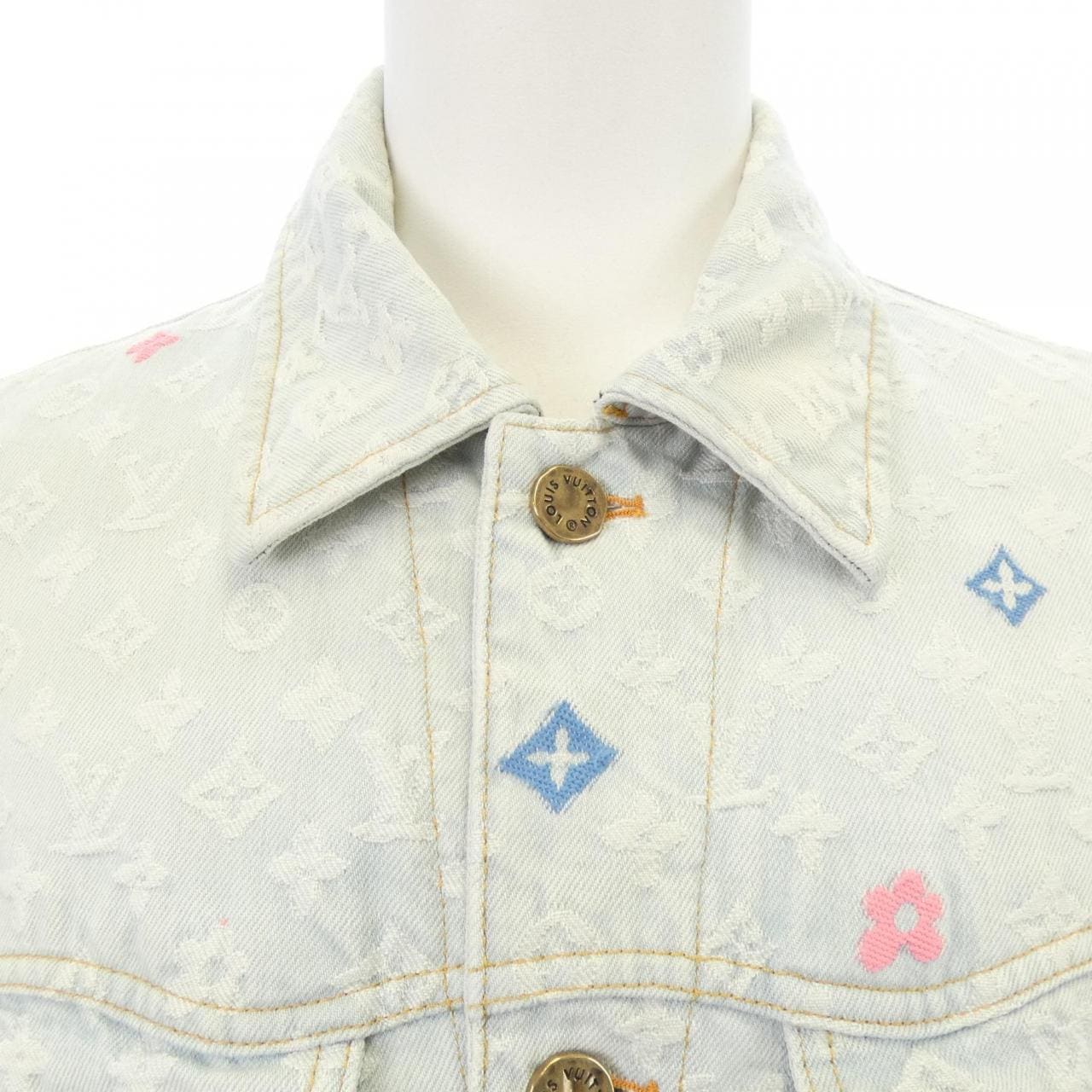 ルイヴィトン LOUIS VUITTON モノグラムデニムジャケット HRA01XKCB デニムジャケット