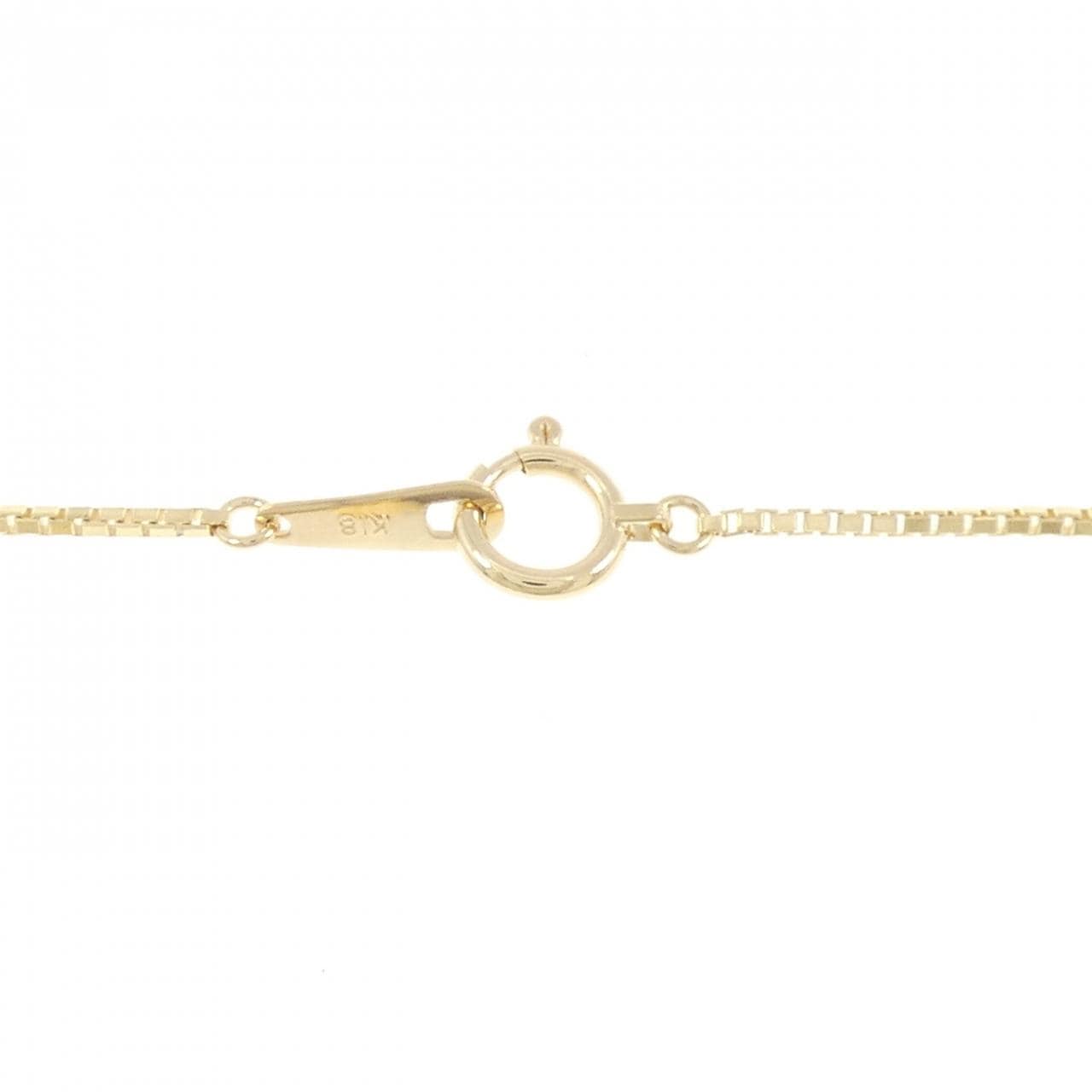 K18YG ソリティア ダイヤモンド ネックレス 0.51CT