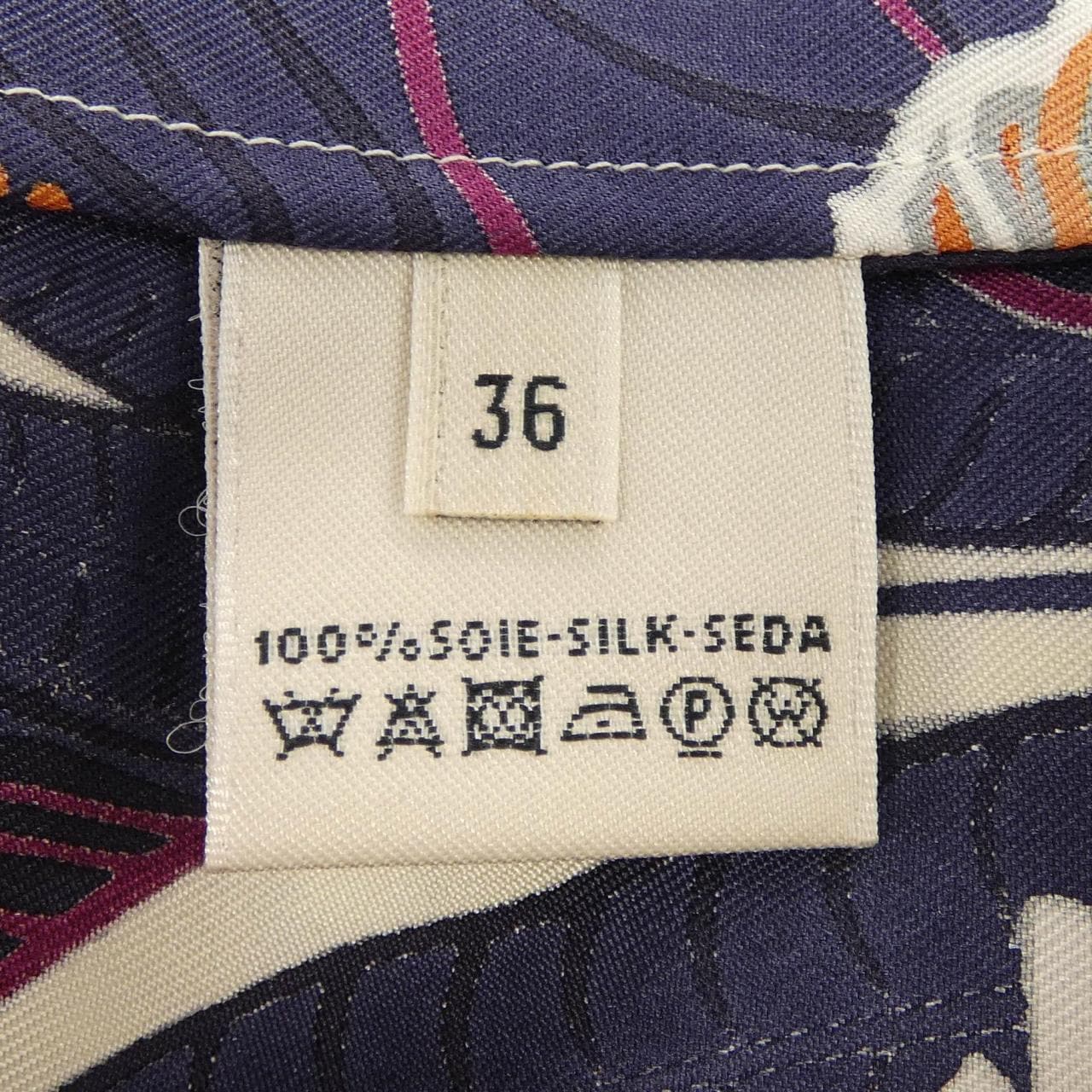 エルメス HERMES FLAMINGO PARTY ワンピース