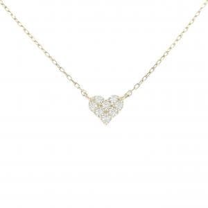 K10YG ハート ダイヤモンド ネックレス 0.10CT