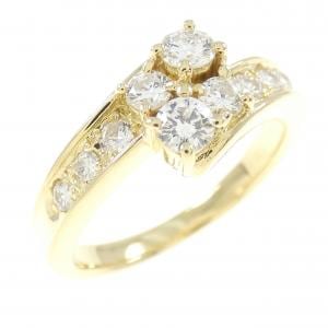 K18YG ダイヤモンド リング 0.56CT