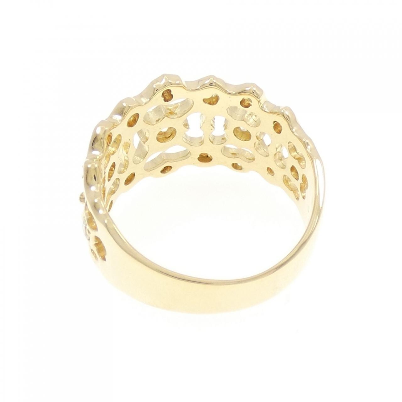 K18YG ダイヤモンド リング 0.38CT