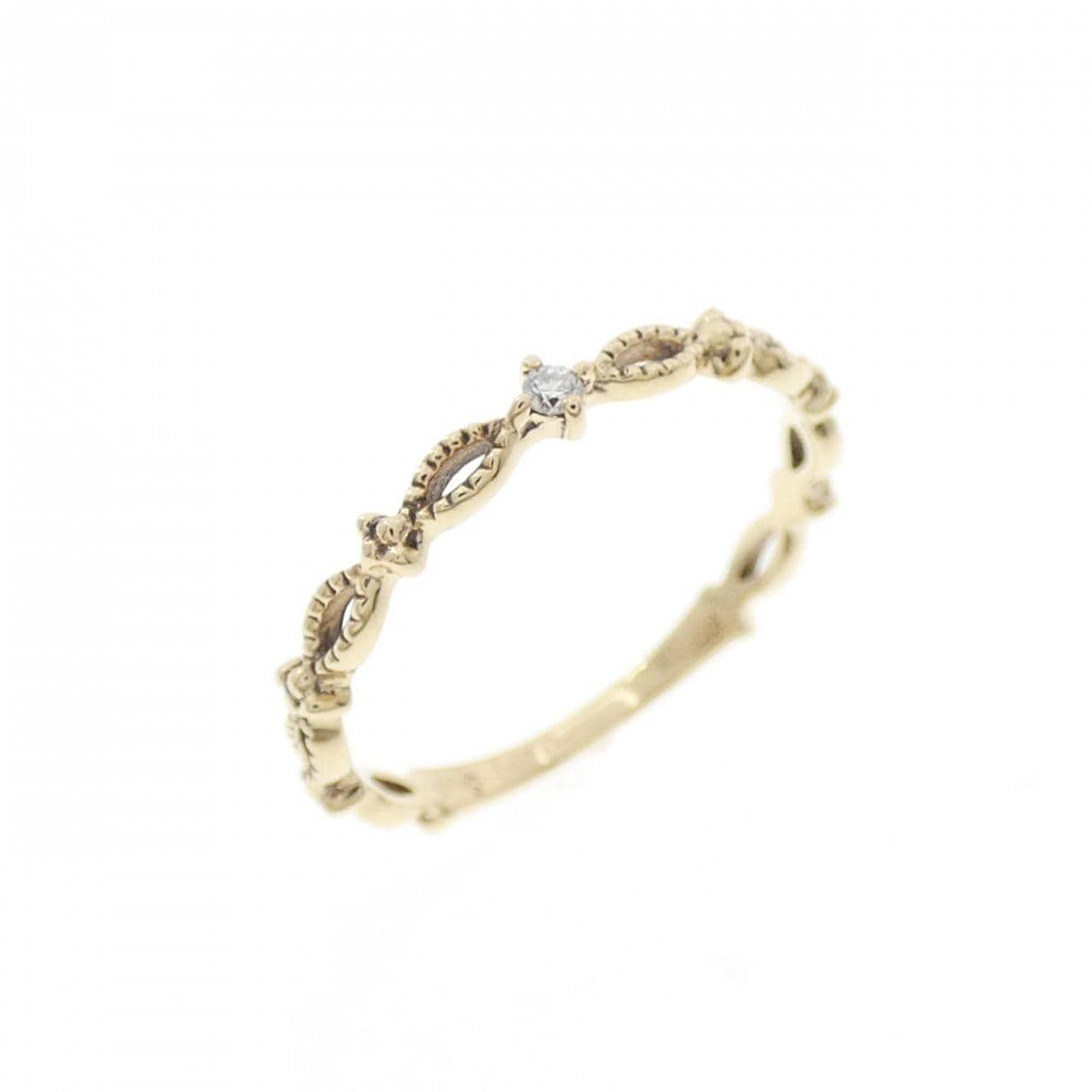 シエナ ロゼ ダイヤモンド ピンキーリング 0.01CT