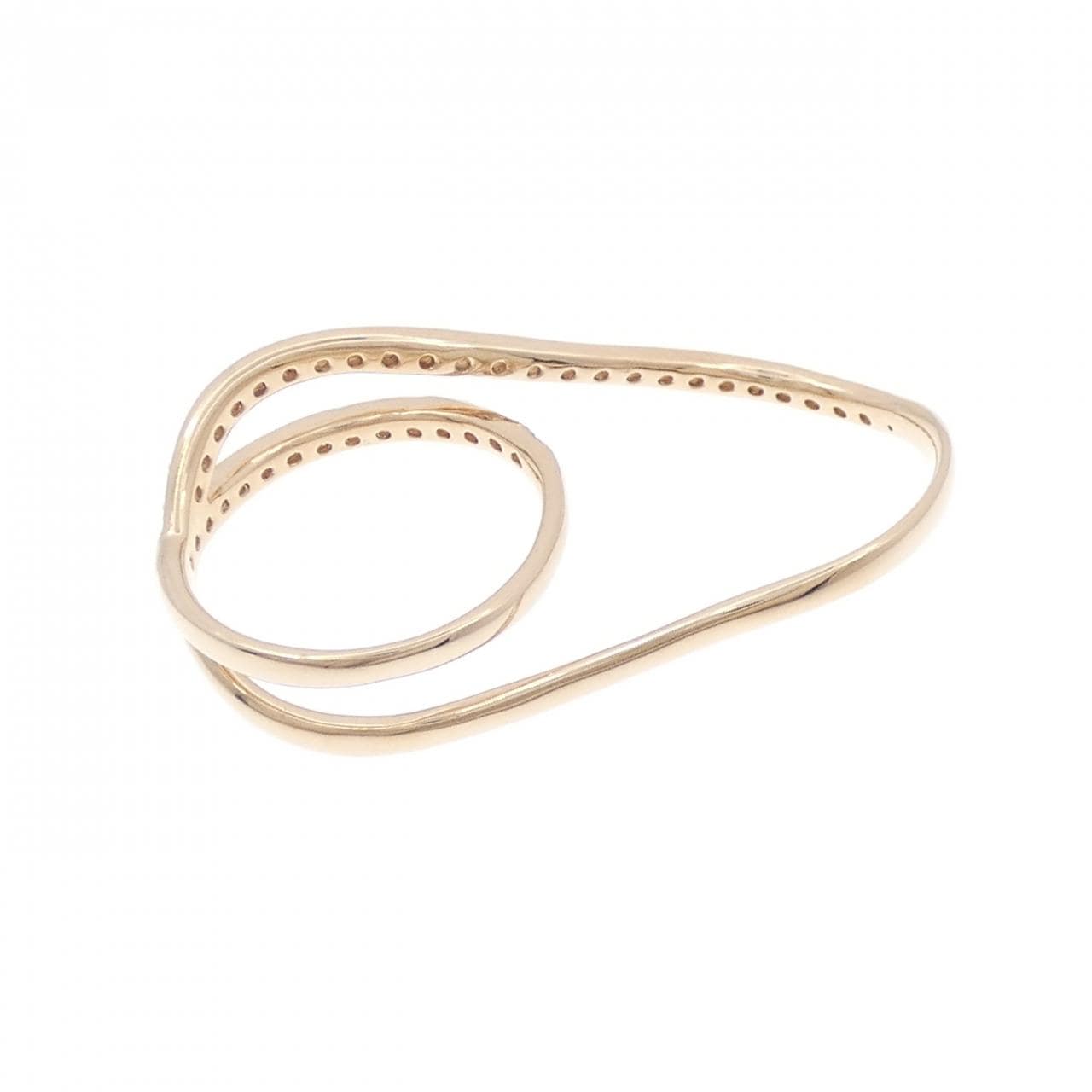 K18PG ダイヤモンド リング 0.74CT