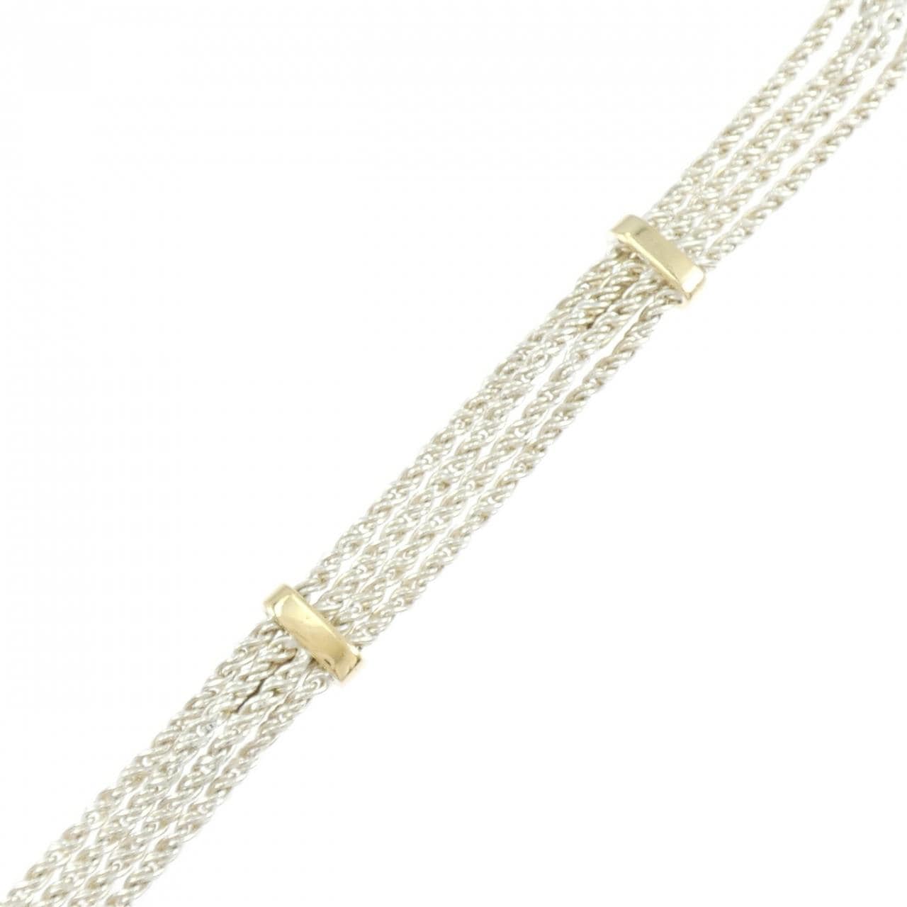 ティファニー 925/750YG ブレスレット