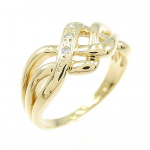 K18YG ダイヤモンド リング 0.02CT