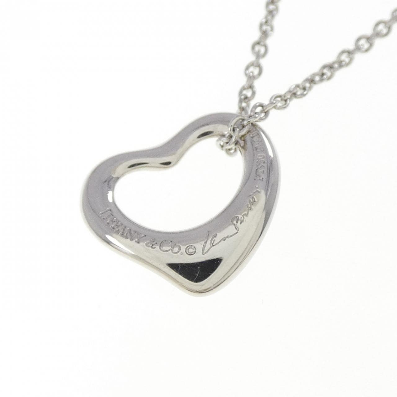 ティファニー オープンハート ミニ ネックレス
