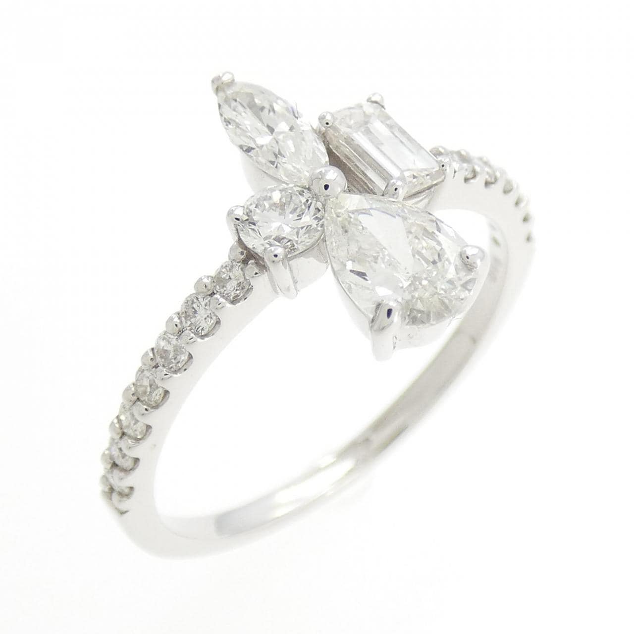 [新品] K18WG钻石0.98CT