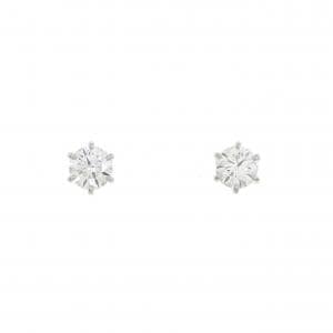 【リメイク】PT/ST ダイヤモンド ピアス 0.256CT 0.263CT D VS2 3EXT-EXT H&C