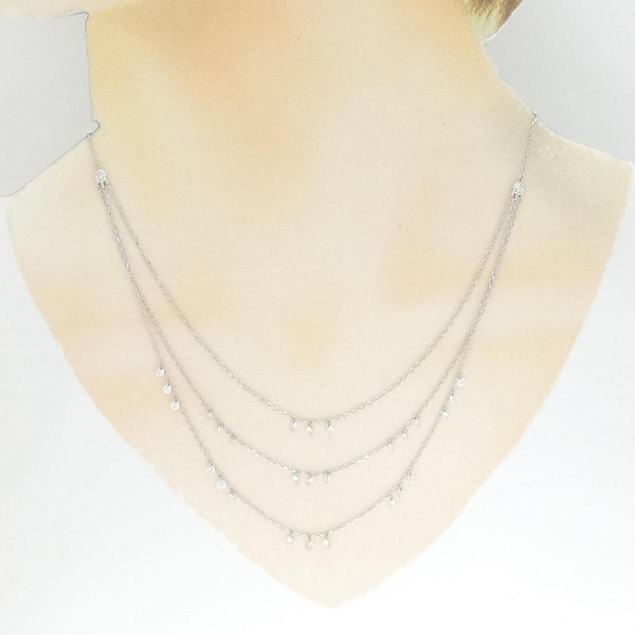 [新品] 18KWG钻石项链 1.51CT