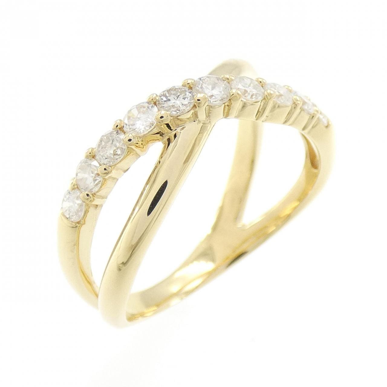 K18YG ダイヤモンド リング 0.50CT