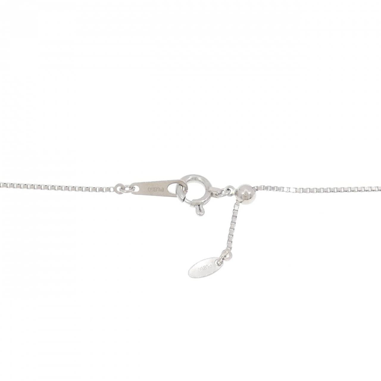 PT900/PT850 エメラルド ネックレス 1.68CT