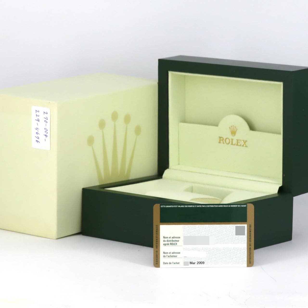 ロレックス ミルガウス 116400GV SS 自動巻 V番