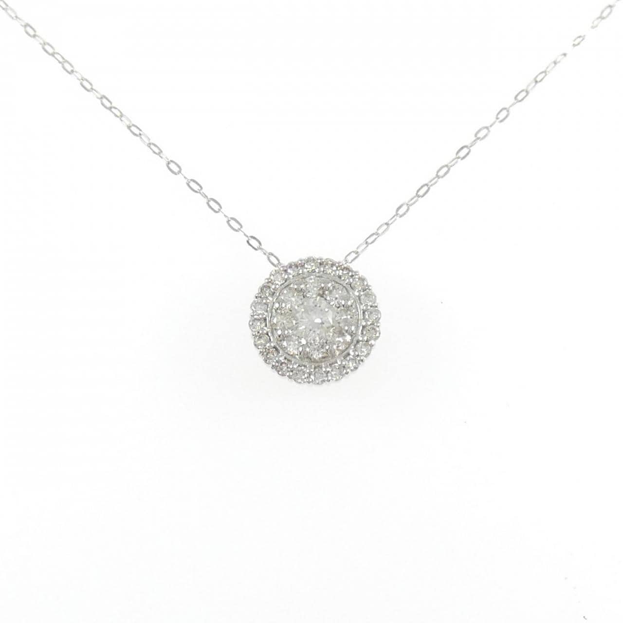 PT950/PT850 ダイヤモンド ネックレス 0.70CT