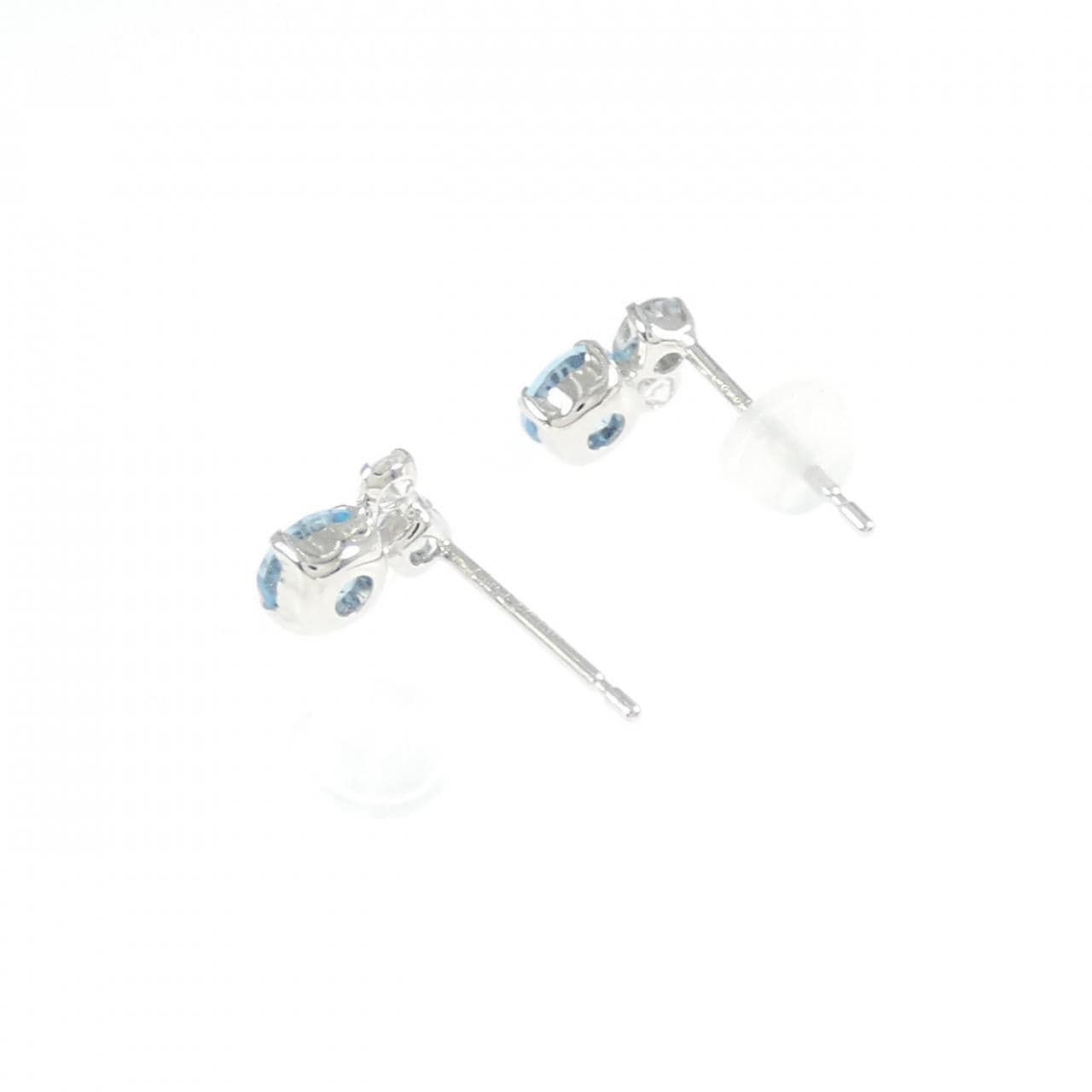 4゜C カラーストーン ピアス