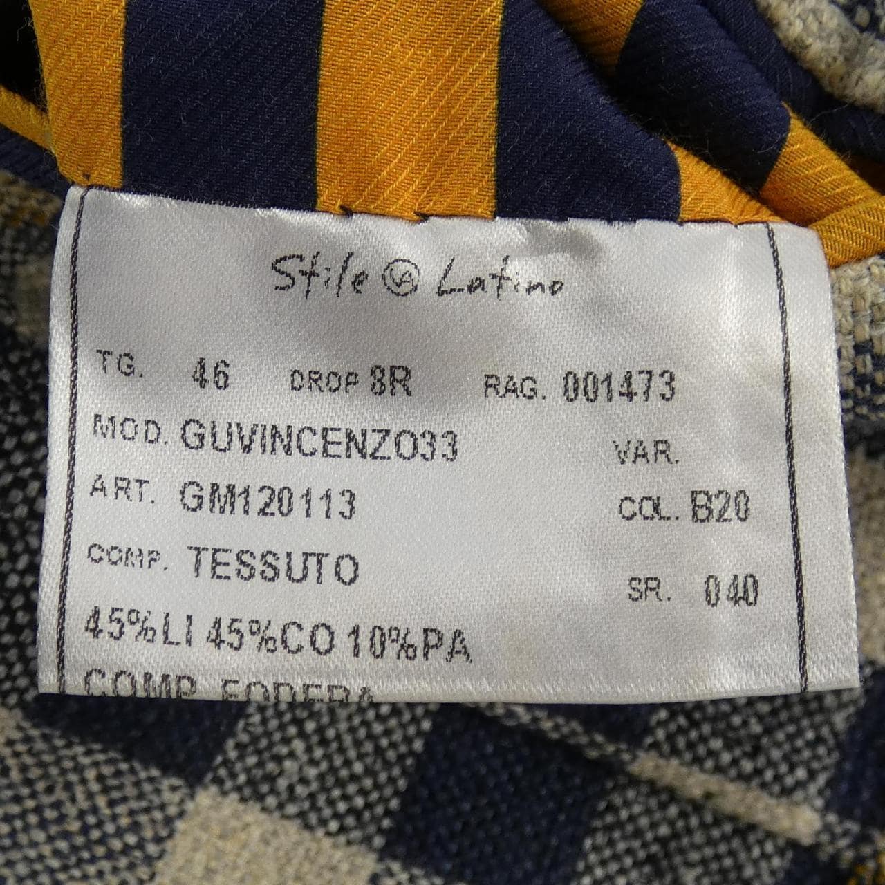 STILE LATINO NAPOLI夾克