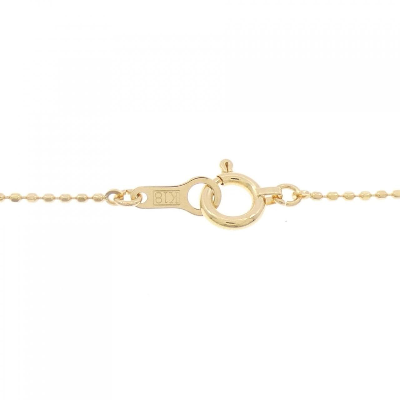 K18YG ダイヤモンド ネックレス 0.13CT