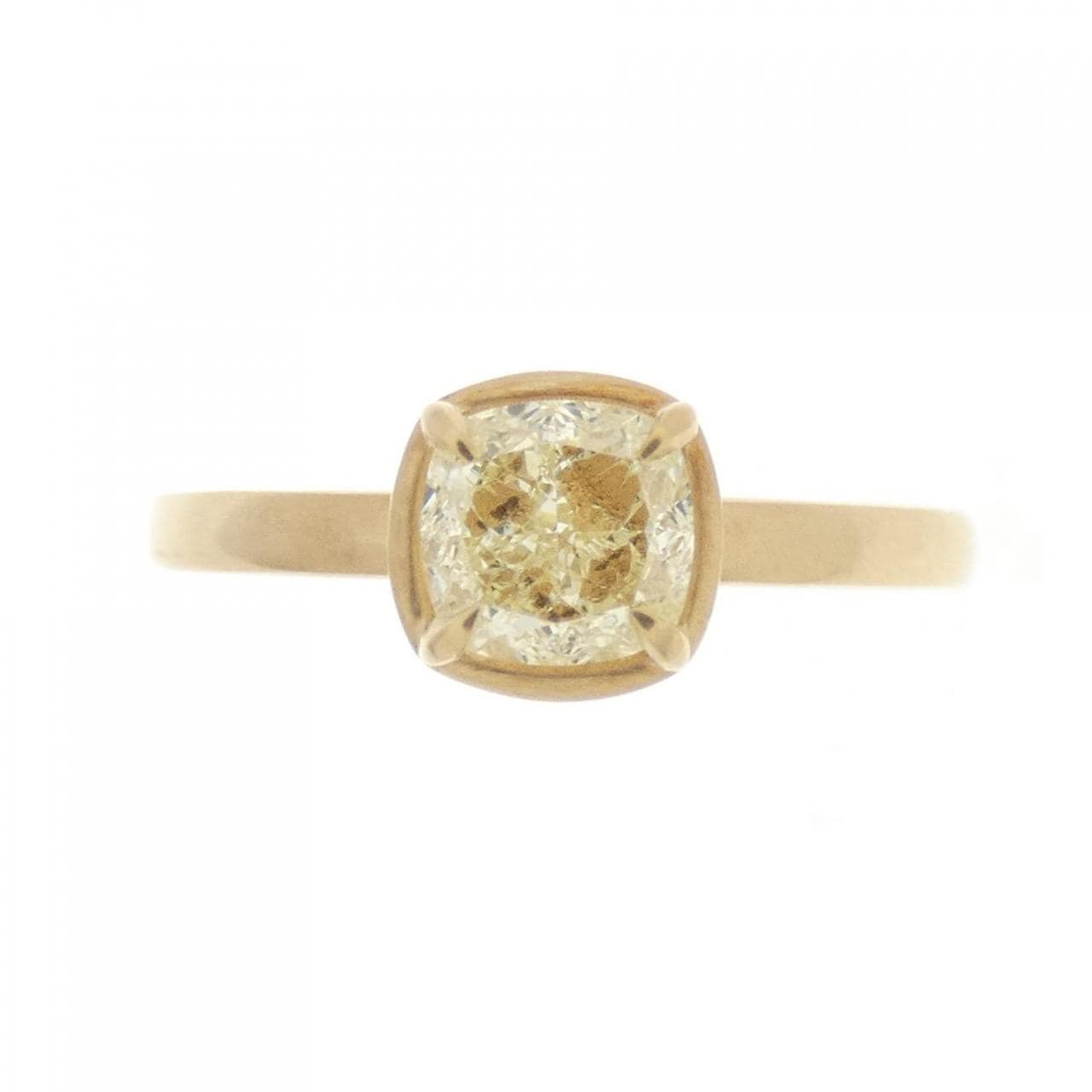 [BRAND NEW] K18YG Diamond Ring 0.79CT