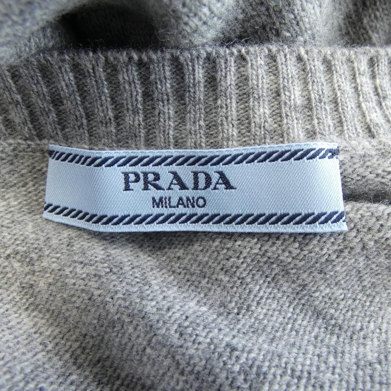 プラダ PRADA インターシャ ロゴ P24S1L S221 11N1 ニット