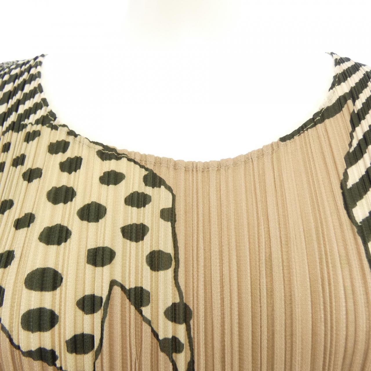 プリーツプリーズ PLEATS PLEASE フォレストウッドプリント PP33-JT597 7568078 ワンピース