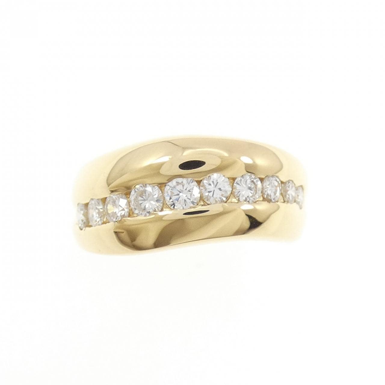750YG ダイヤモンド リング 0.59CT