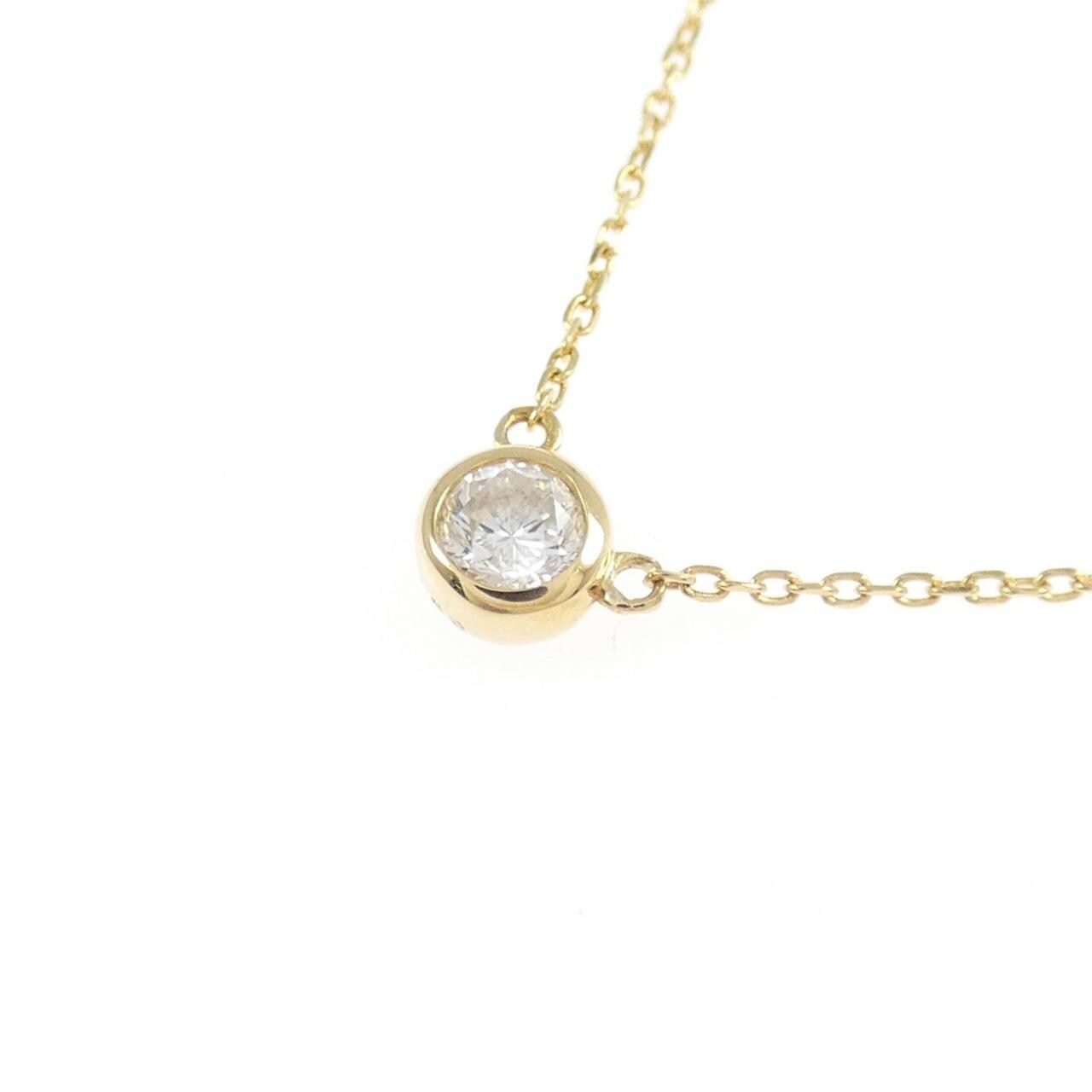 K18YG ダイヤモンド ネックレス 0.128CT