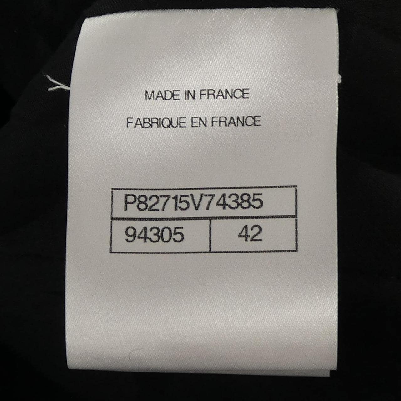 シャネル CHANEL P82715V74385 ノーカラージャケット