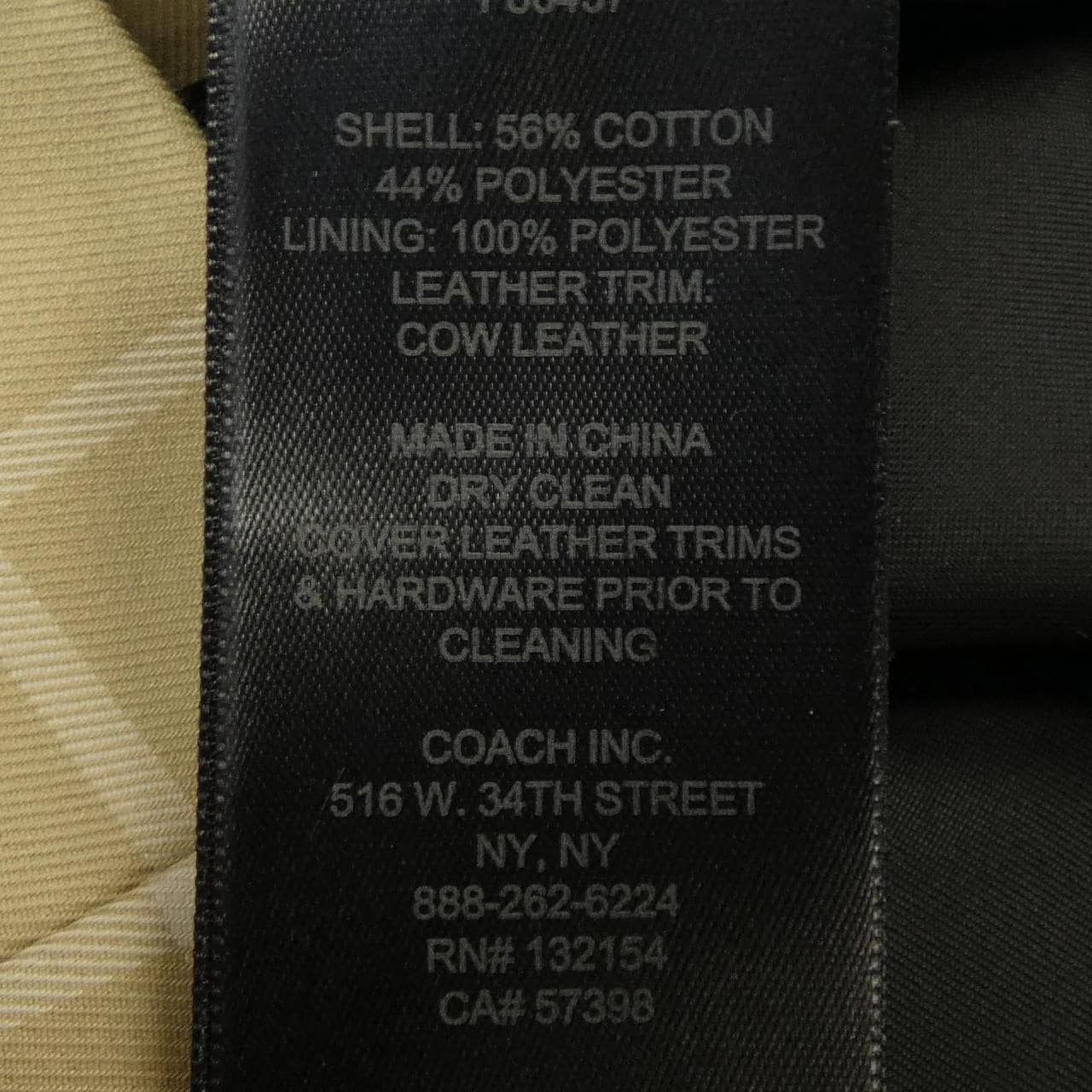 coach COACH trench coat