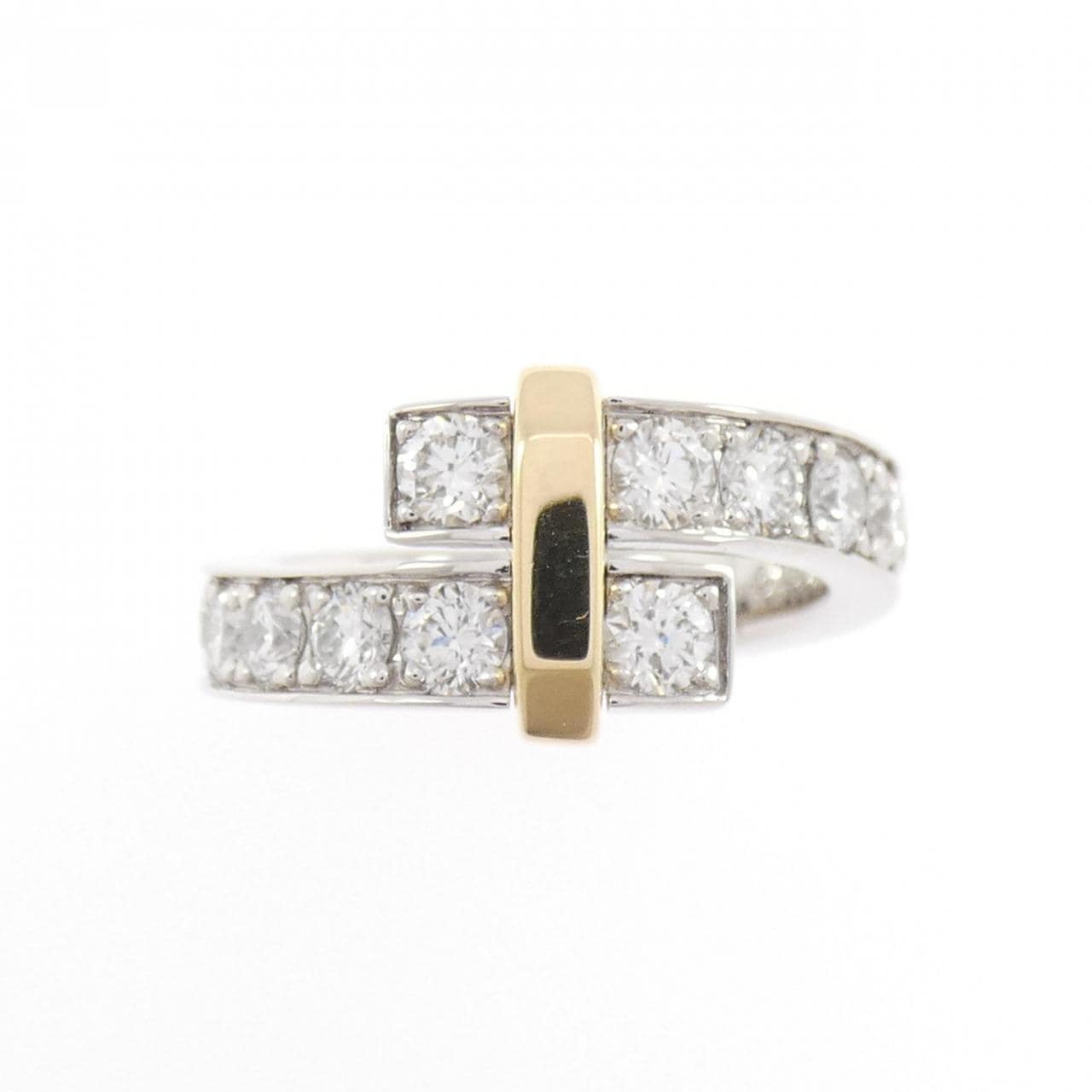 ティファニー バイパス ワイド リング 0.93CT