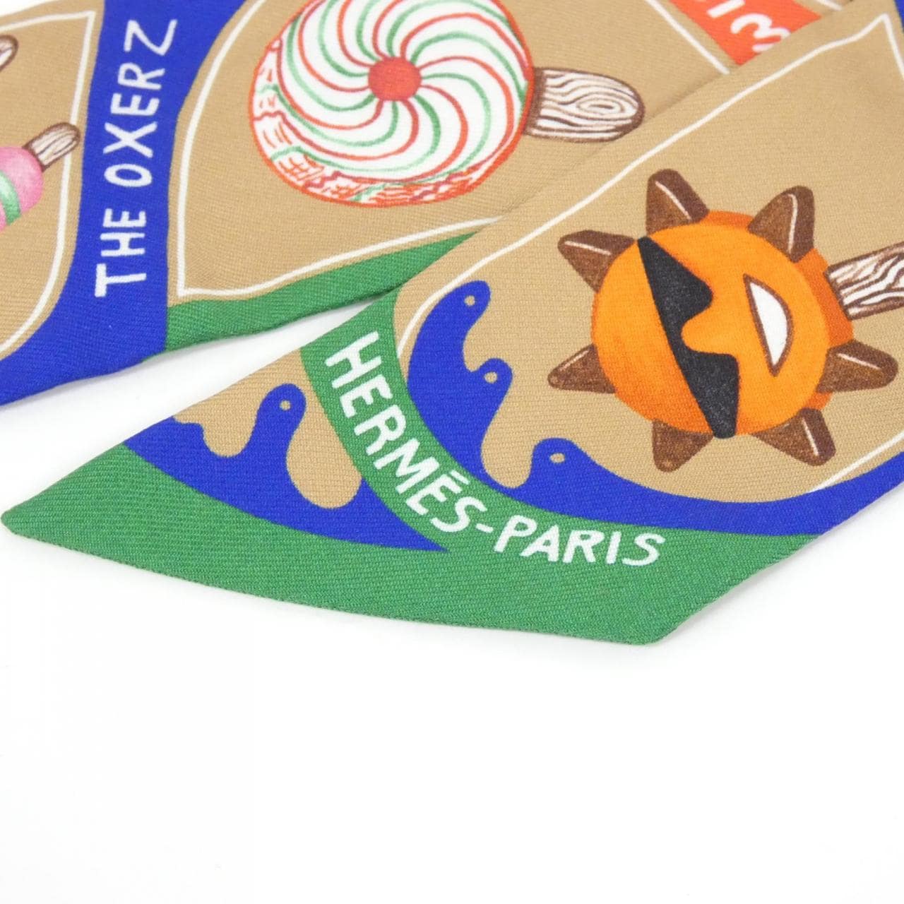 エルメス FUNNY ICE CREAM ツイリー 064109S スカーフ