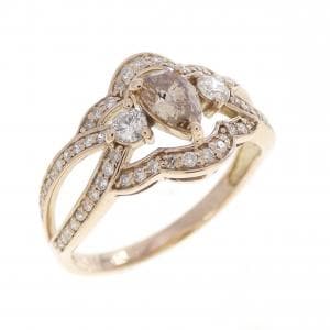 K18PG ダイヤモンド リング 0.29CT
