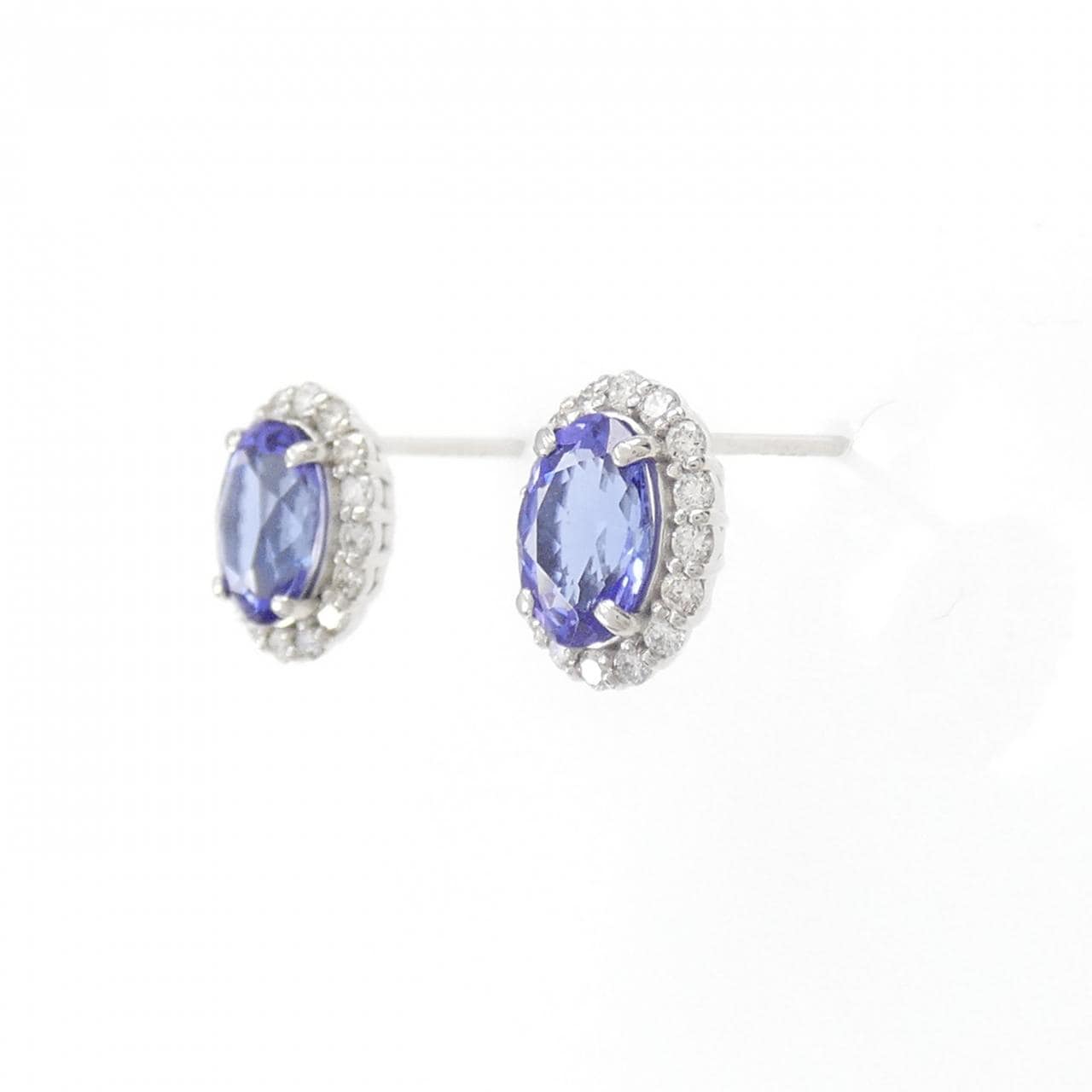 【新品】PT900 タンザナイト ピアス 1.51CT