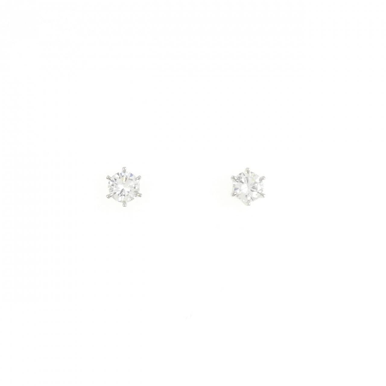 [新品] PT900钻石耳环 0.209CT 0.208CT D SI1 品质好