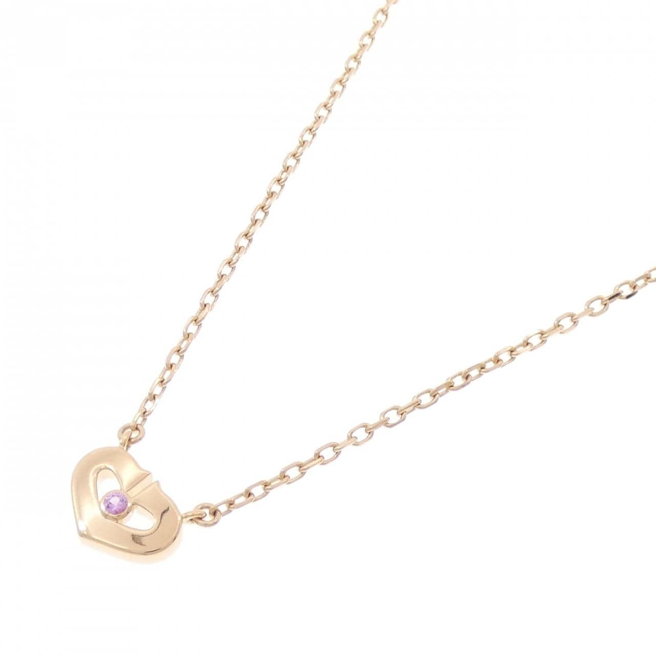 Cartier C heart项链
