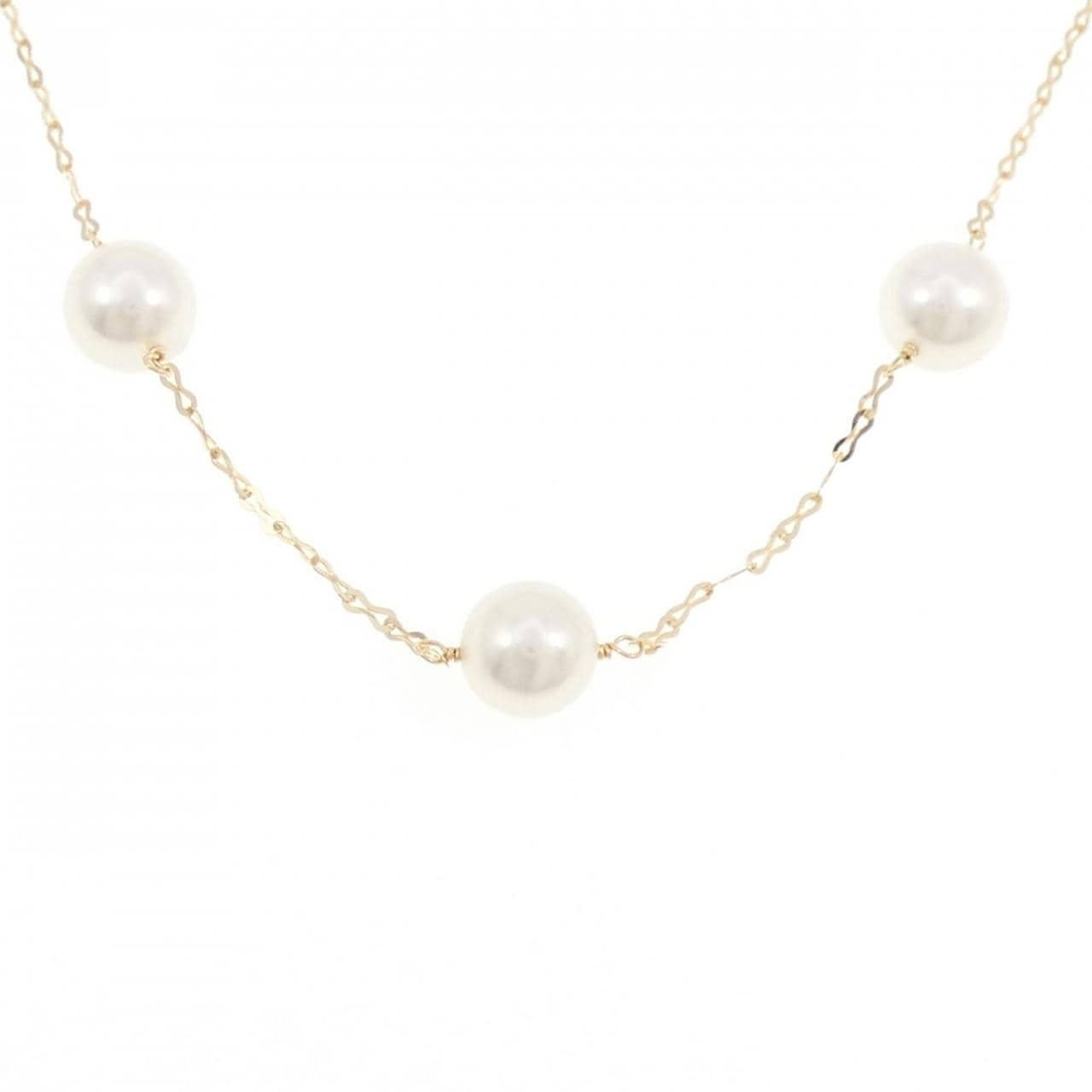 K18YG アコヤパール ネックレス